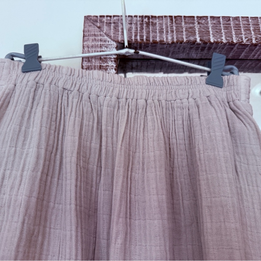 It Is Well LA small cotton gauze light grey skirt - like new - Picture 6 of 7